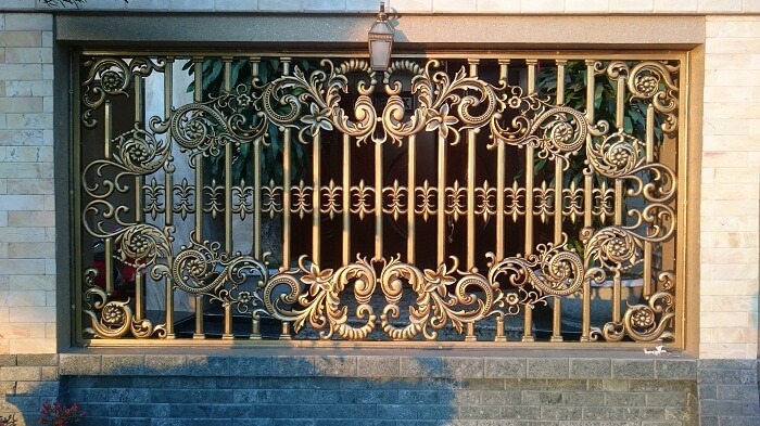 Mẫu hàng rào nhôm đúc được sử dụng phổ biến tại Châu Đức