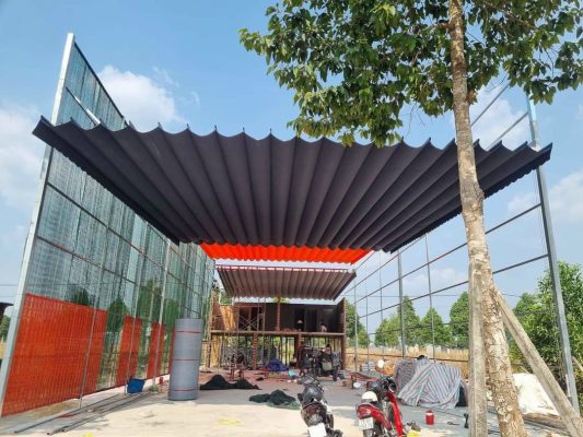 Đóng/ mở bạt xếp nhanh chóng Đóng/ mở nhanh chóng và dễ dàng