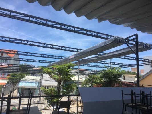 Kéo dài tuổi thọ cho mái che tự động Kéo dài tuổi thọ cho mái che