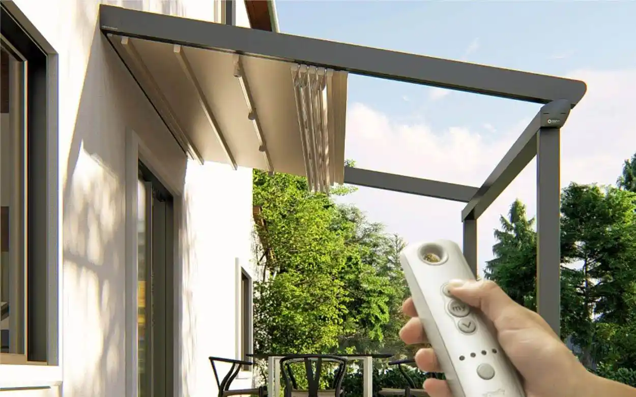 Báo giá motor kéo bạt xếp điều khiển từ xa mới nhất